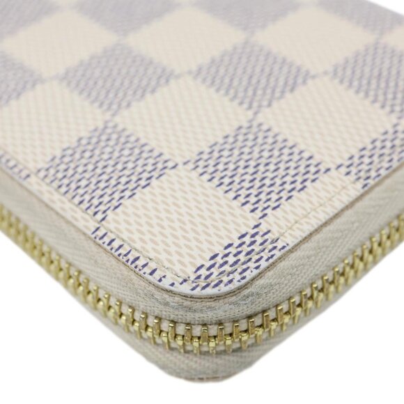 Louis Vuitton  Clemence Damier Azur Wallet Rose Ballerine - Picture 7 of 14